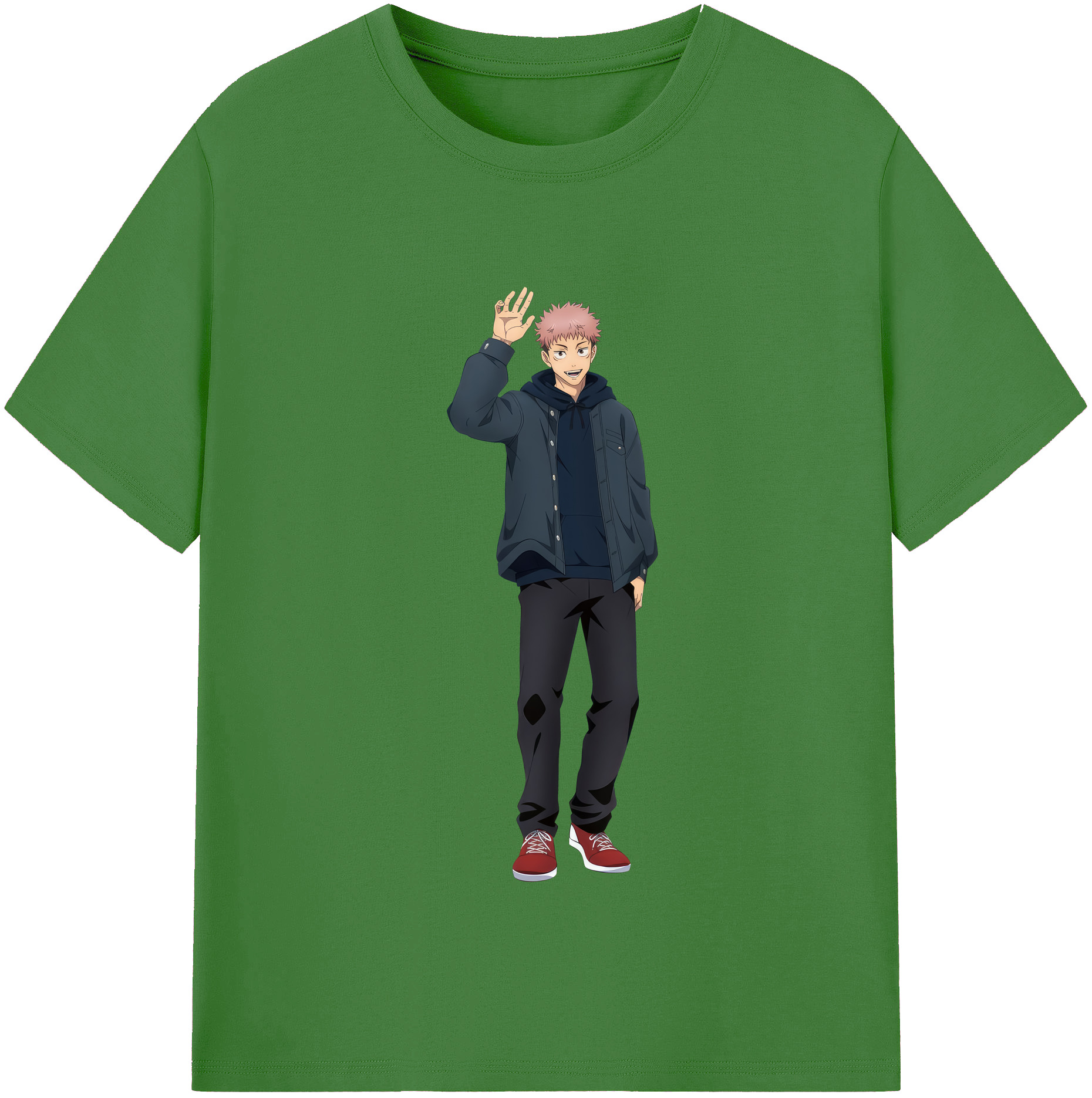 （画像用） 呪術廻戦 Jujutsu Kaisen レディースカジュアルプリントTシャツ（綿100％）